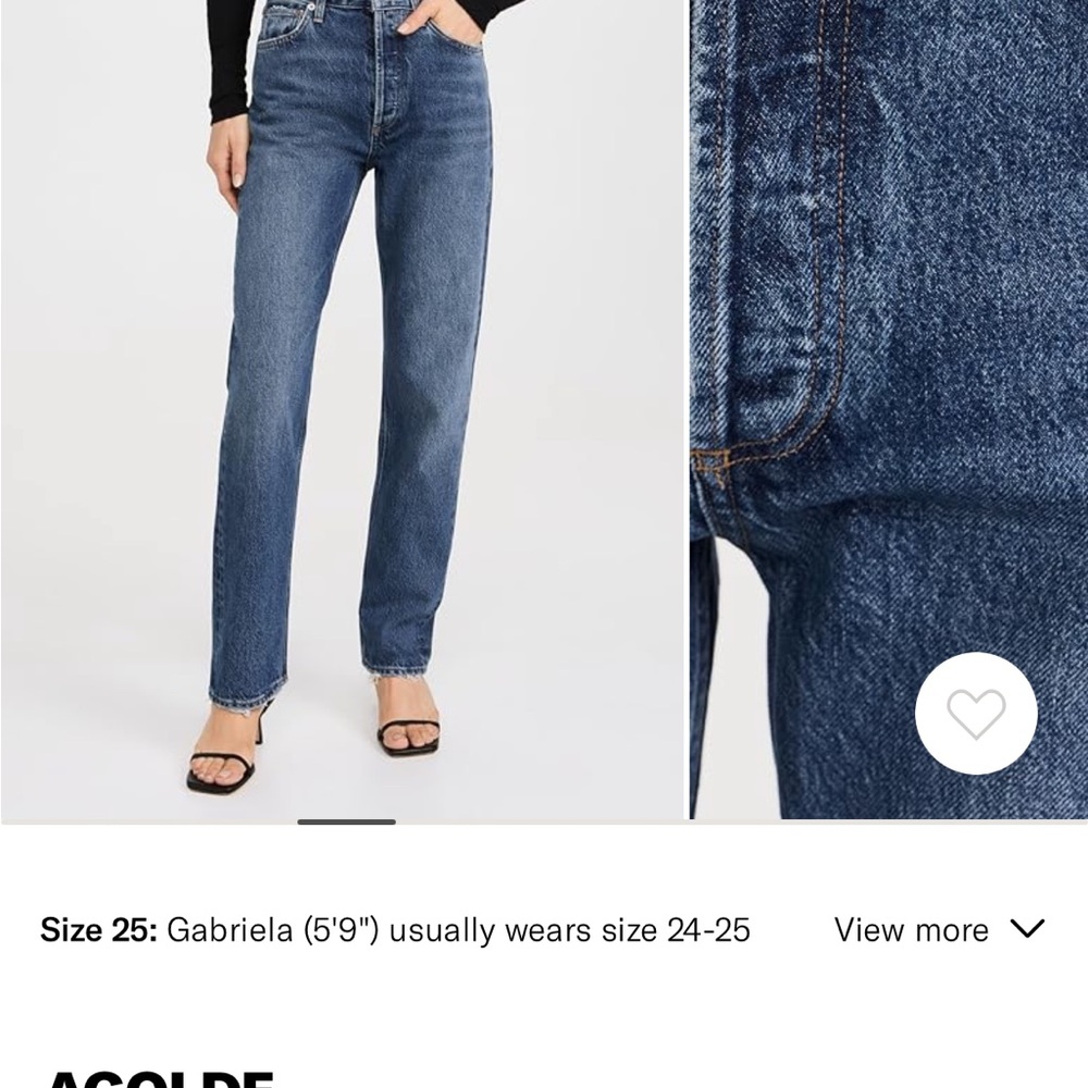 Agolde 90s Pinch Waist - Picture 2 of 7